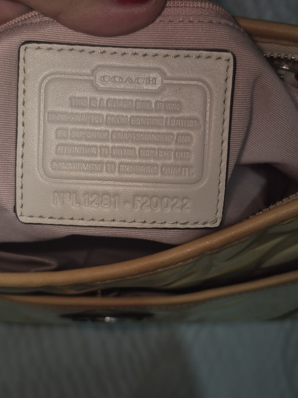 Coach Patent Leather Yellow Shoulder Bag - Picture 8 of 8